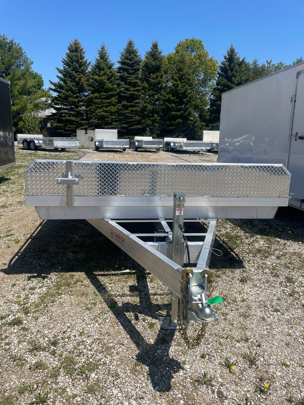 Aluminum Deck Over Trailer 20 foot 5 ton