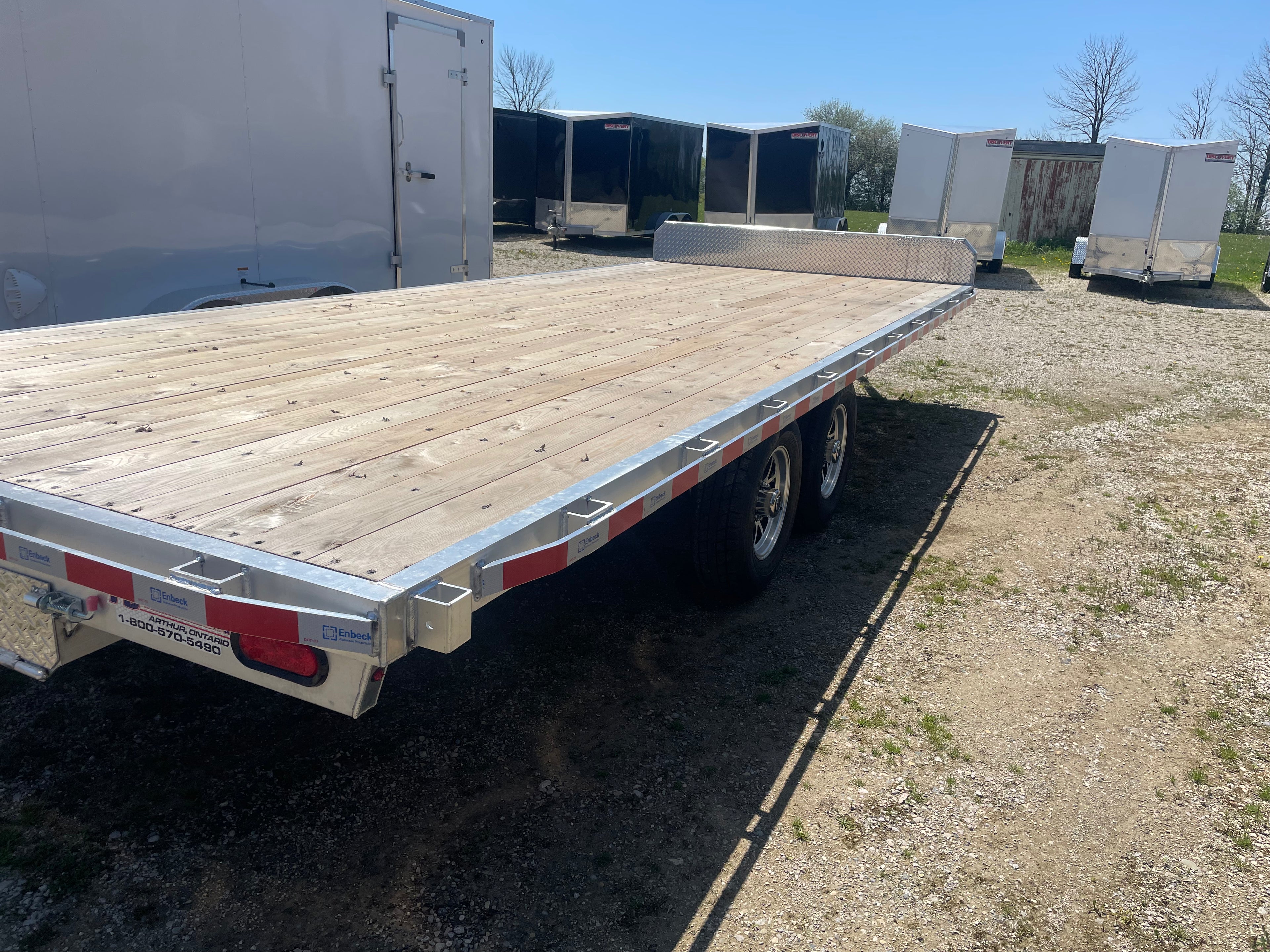 Aluminum Deck Over Trailer 20 foot 5 ton