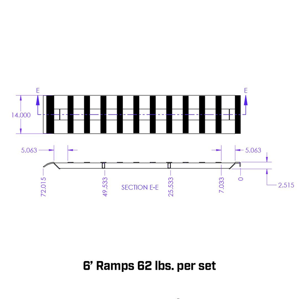 6' Aluminum Ramps