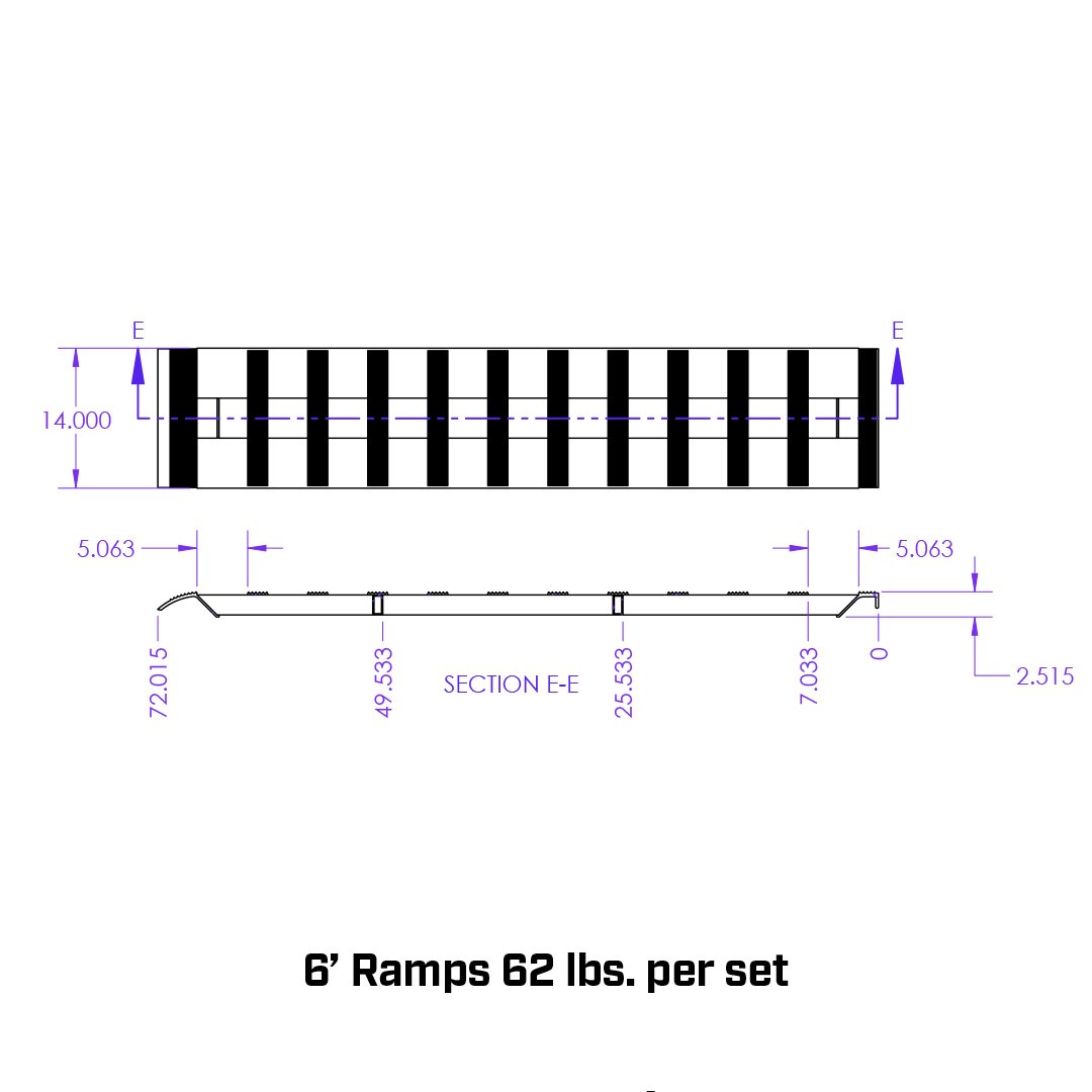 6' Aluminum Ramps