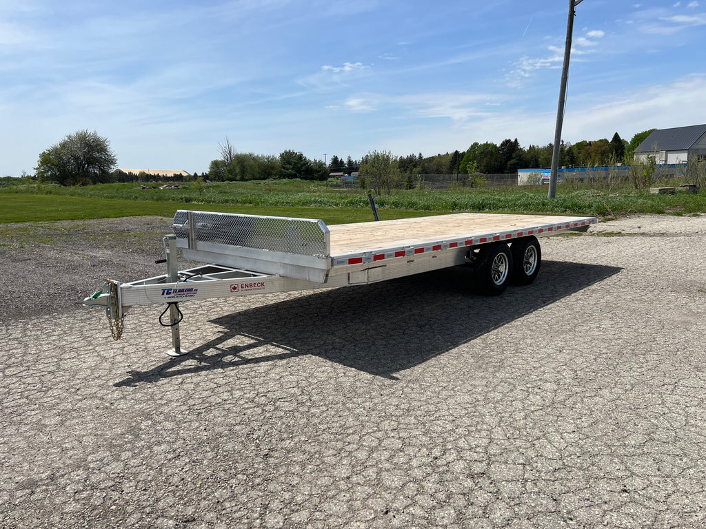 Aluminum Deck Over Trailer 20 foot 5 ton