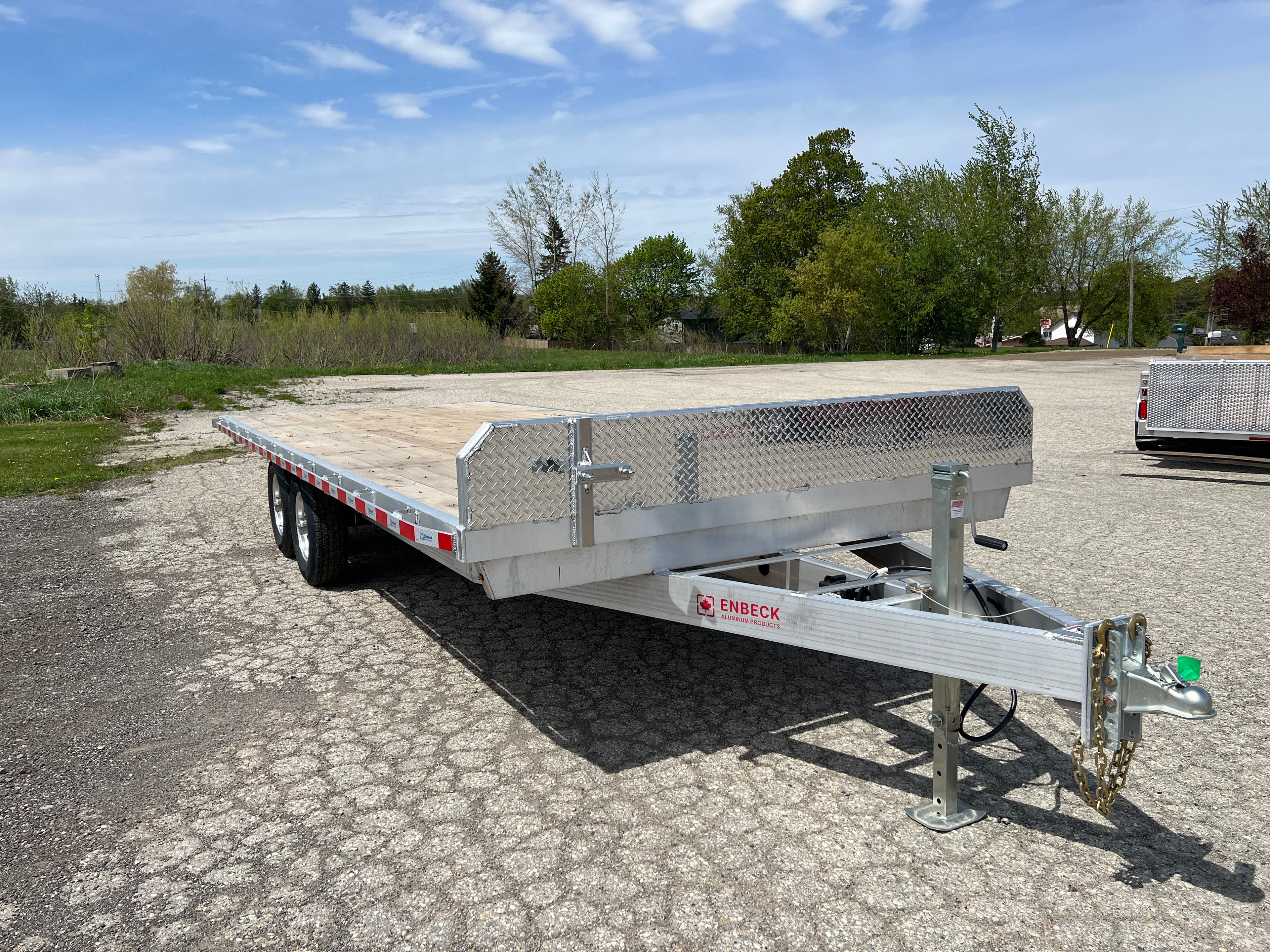 Aluminum Deck Over Trailer 20 foot 5 ton