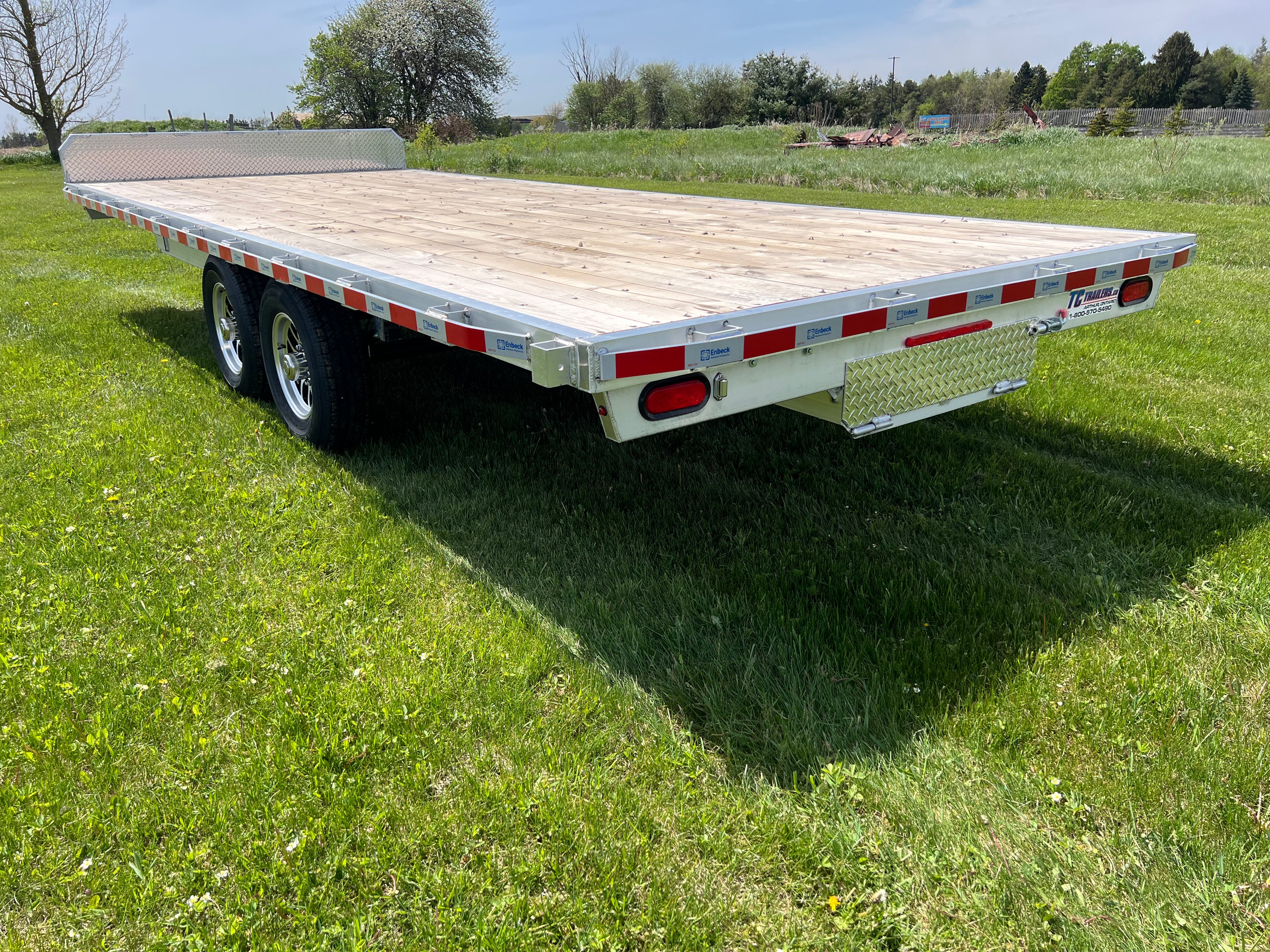 Aluminum Deck Over Trailer 20 foot 5 ton