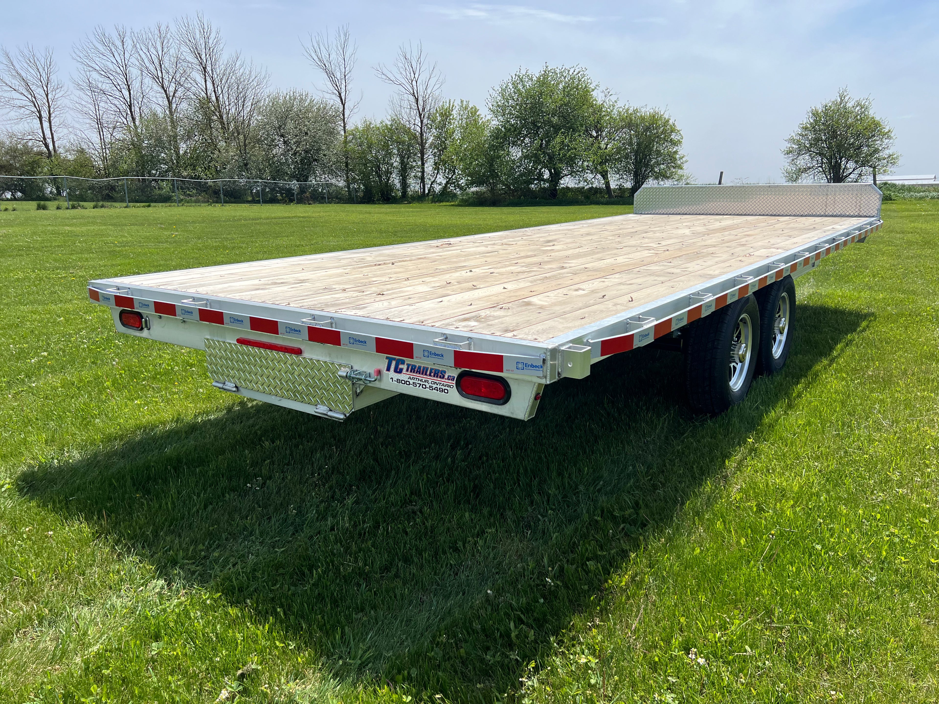 Aluminum Deck Over Trailer 20 foot 5 ton