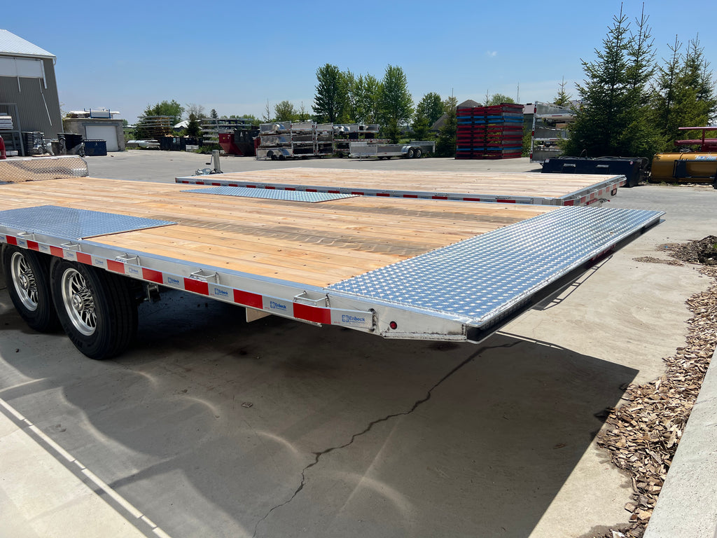 Hydraulic Tilt Deck Aluminum Trailer 24 foot 7 ton