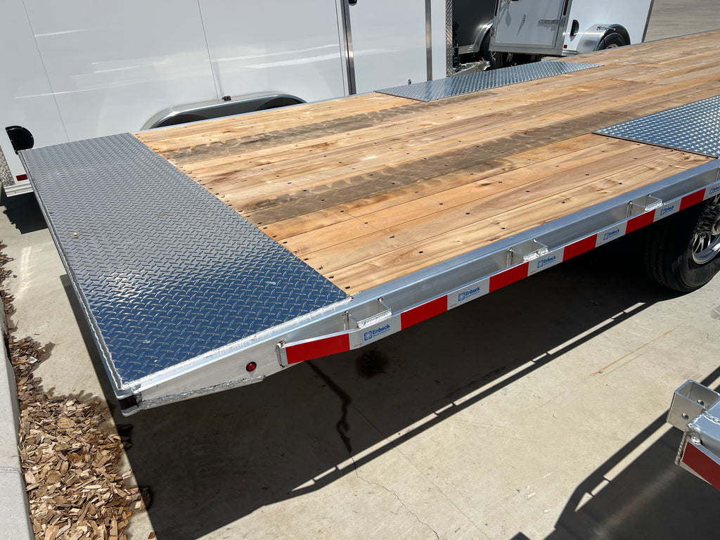 Hydraulic Tilt Deck Aluminum Trailer 24 foot 7 ton