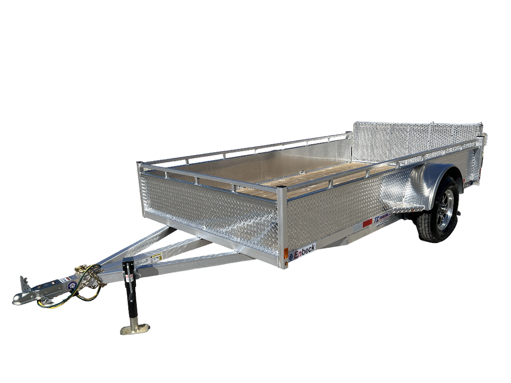 6x12 ENBECK Open Aluminum Utility Trailer