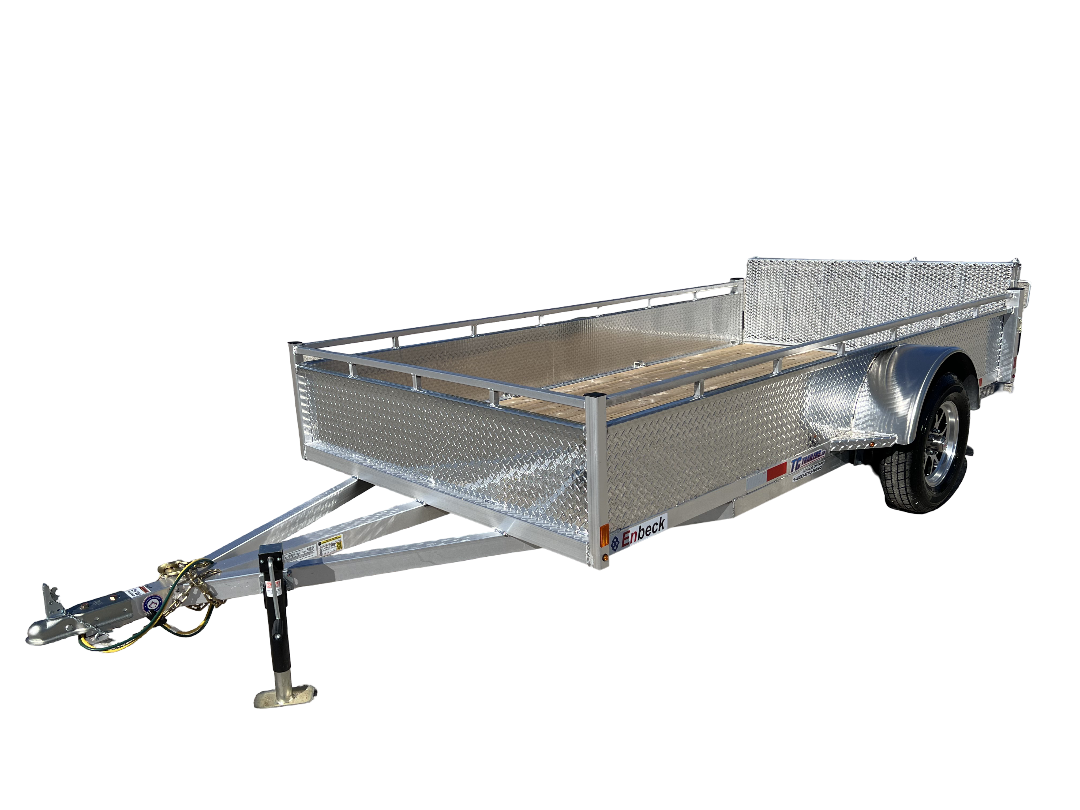6x12 ENBECK Open Aluminum Utility Trailer